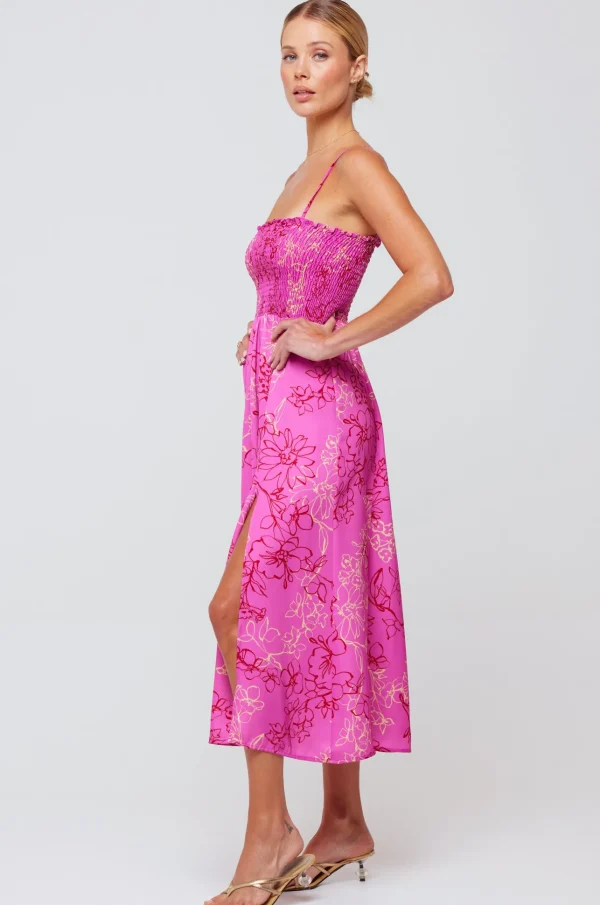 RESA Dresses | Ashley Midi In Azalea