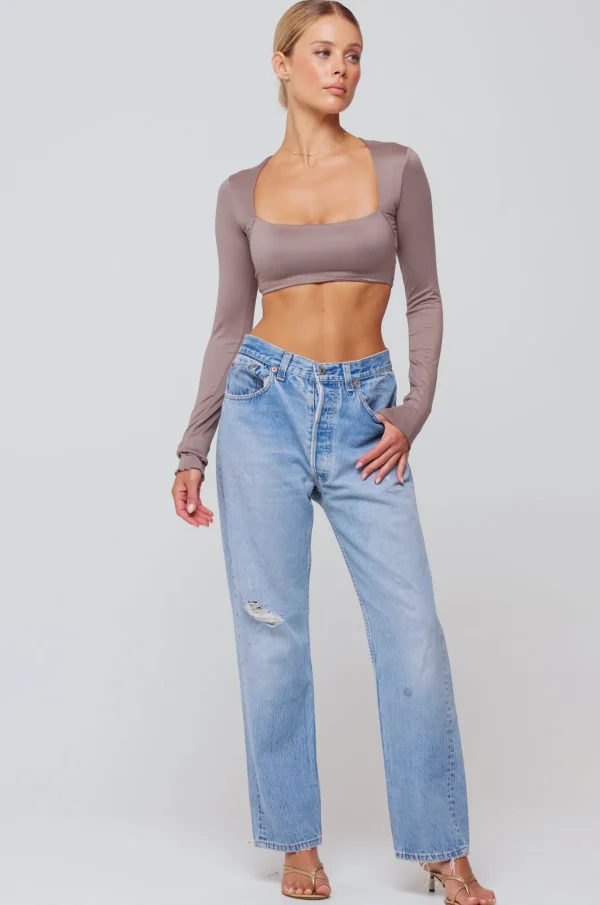 RESA Tops | Emily Top In Taupe