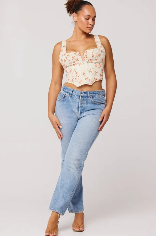 RESA Tops | Gigi Corset In Wildflower