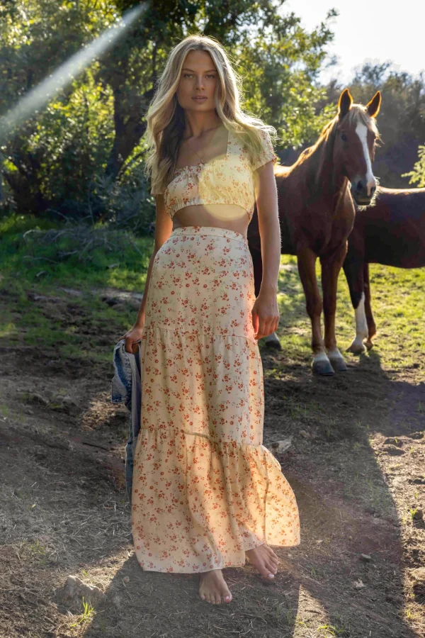 RESA Bottoms | Jamie Skirt In Wildflower