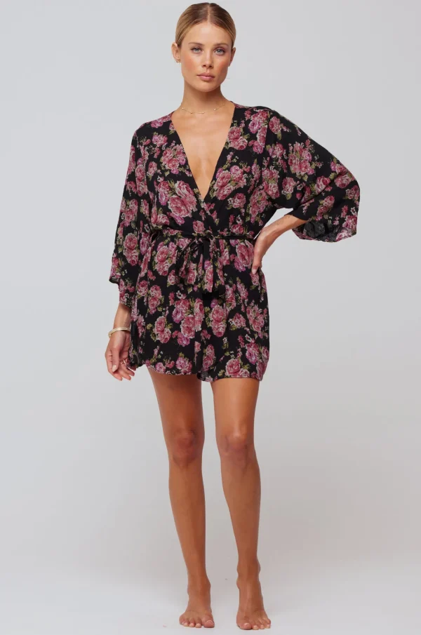 RESA Tops | Kimono Robe Vintage Floral