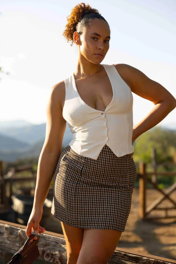 RESA Bottoms | Mazzy Mini Skirt In Contempo