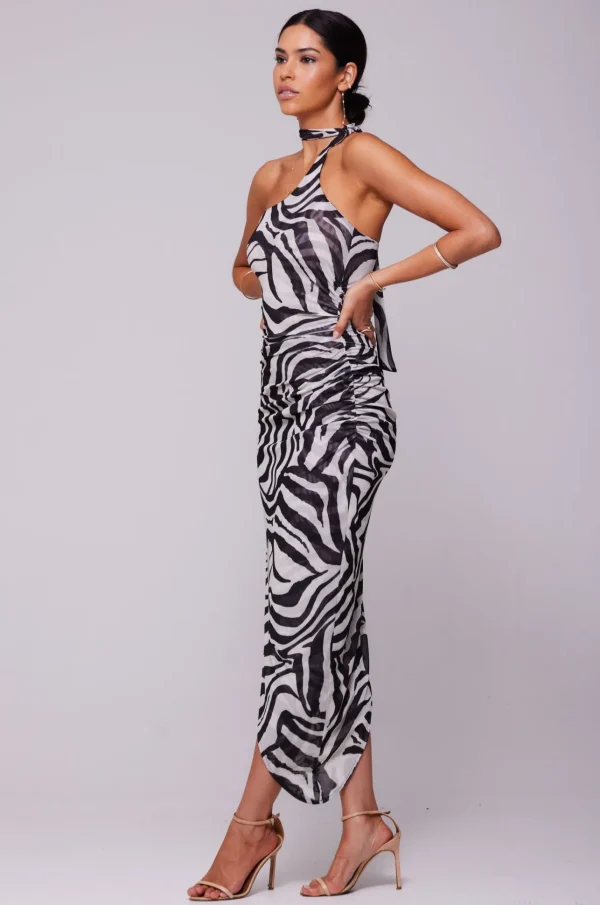 RESA Dresses | Nicole Mesh Midi In Tigris