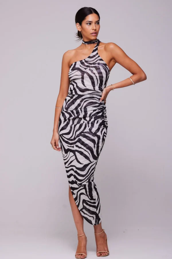 RESA Dresses | Nicole Mesh Midi In Tigris