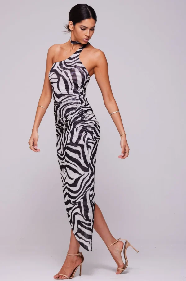 RESA Dresses | Nicole Mesh Midi In Tigris