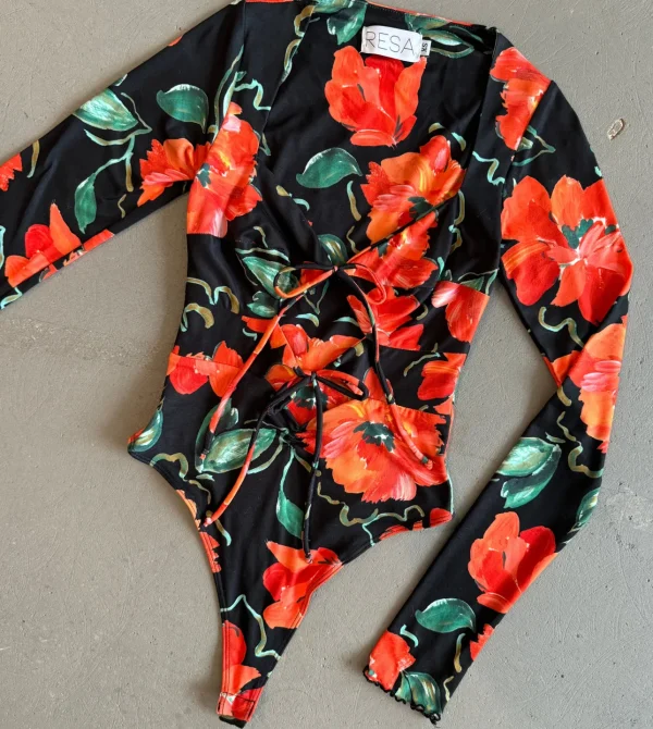 RESA Tops | Presley Bodysuit In Poppy