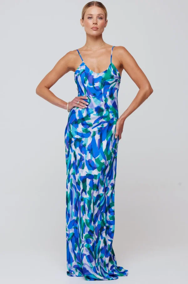 RESA Dresses | Rose Maxi In Aqua