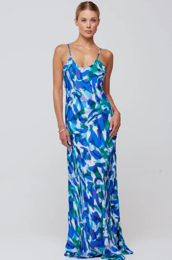 RESA Dresses | Rose Maxi In Aqua