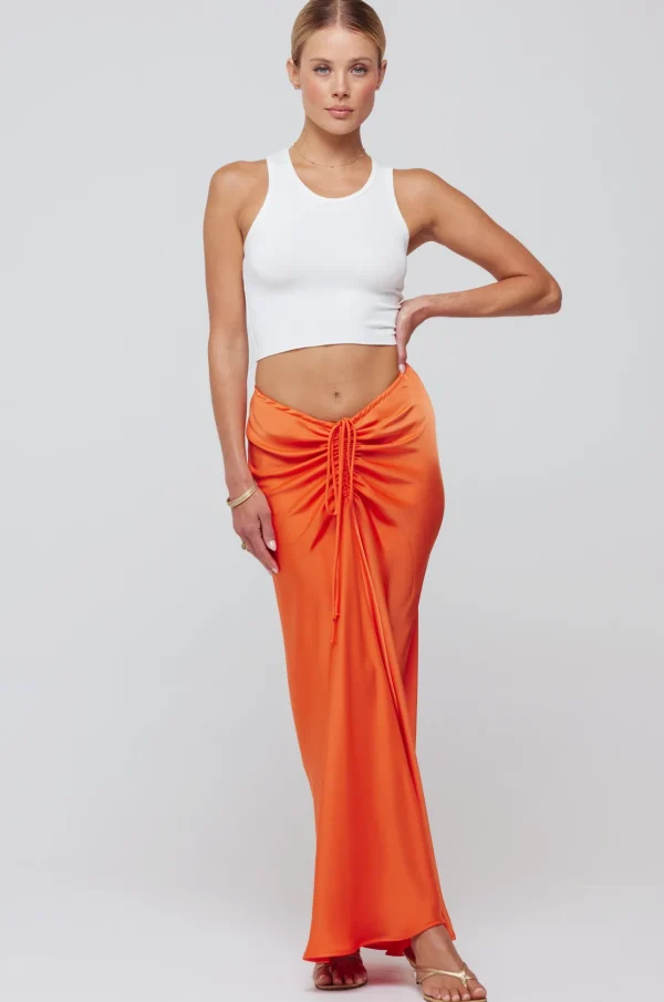 RESA Bottoms | Ziggy Skirt In Papaya